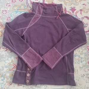 Prana Cowl Neck Wool Pullover